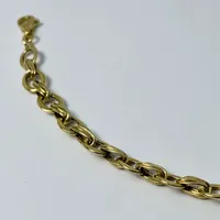 10kt Gold Fancy Charm Bracelet