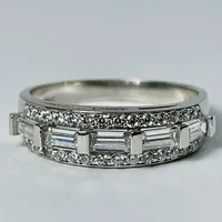 10kt White Gold CZ Set