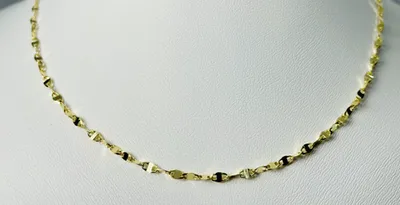 10kt Gold Mirror Chain (Large)