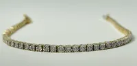 14kt Gold 1.00ctw Diamond Tennis Bracelet