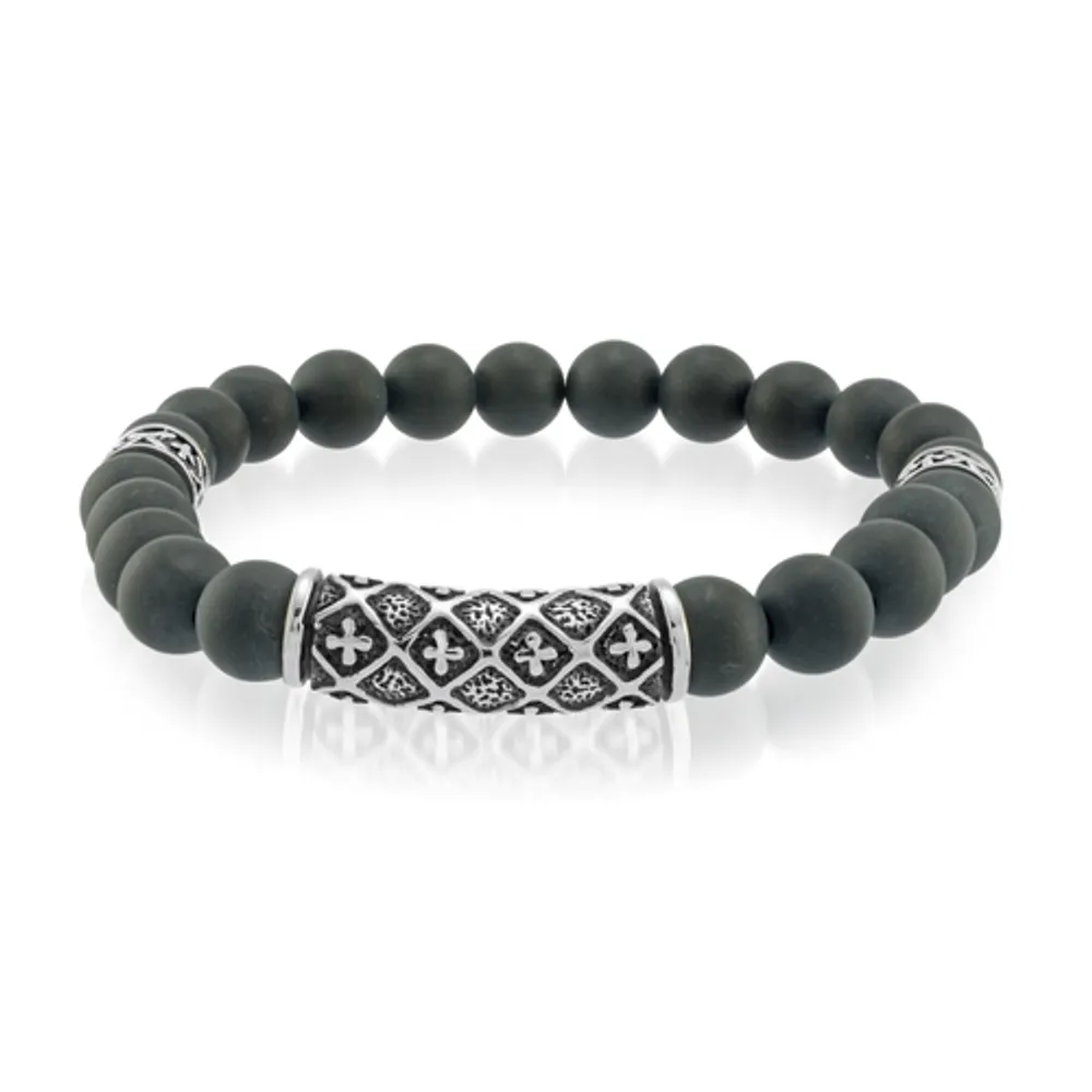 ITALGEM Nero Cross Bracelet