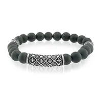 ITALGEM Nero Cross Bracelet