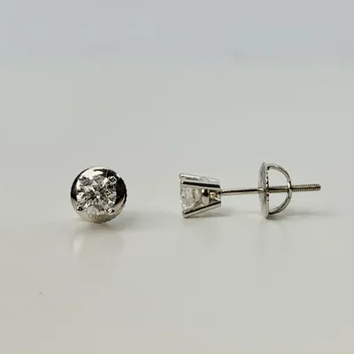 .50ctw Diamond Stud Earrings - Classic Collection