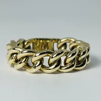 10kt Gold Miami Ring