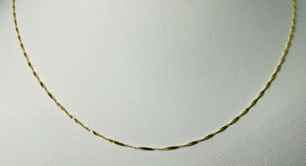 10kt Gold Singapore Chain