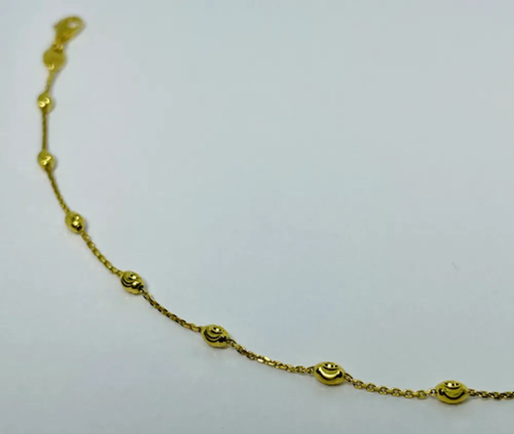 10kt Gold Bead Chain