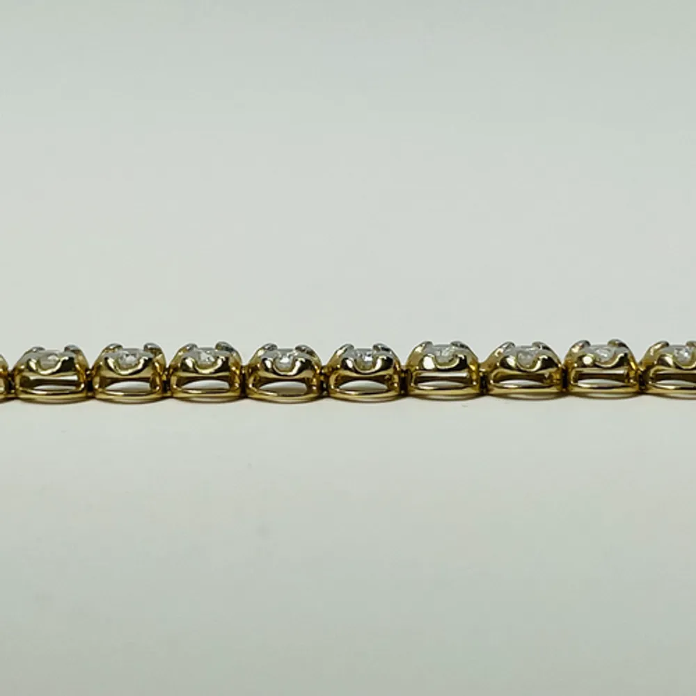 10kt Gold 1.50ctw Diamond Tennis Bracelet