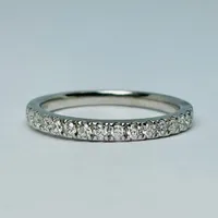 10kt White Gold 1.00ct Diamond Engagement Ring Set