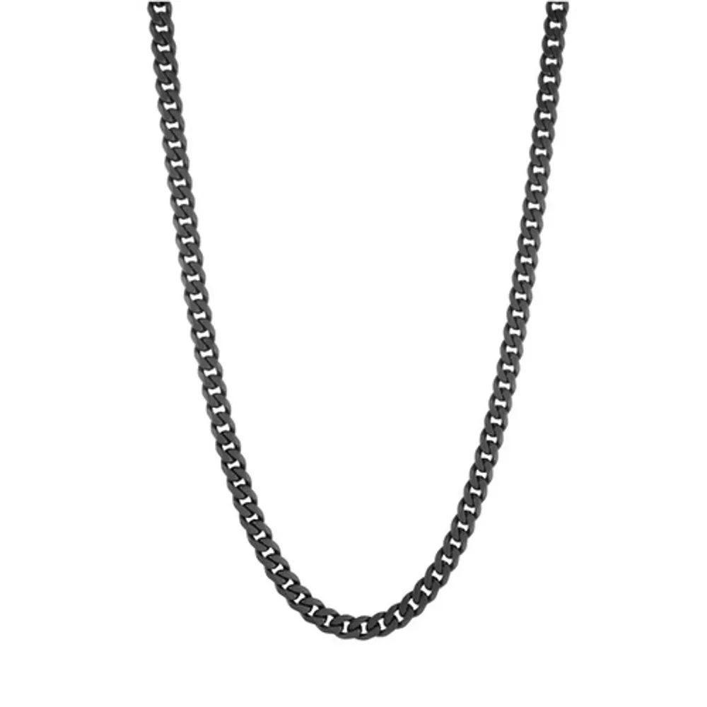 ITALGEM 4.6MM Matte Polish Curb Chain 22"