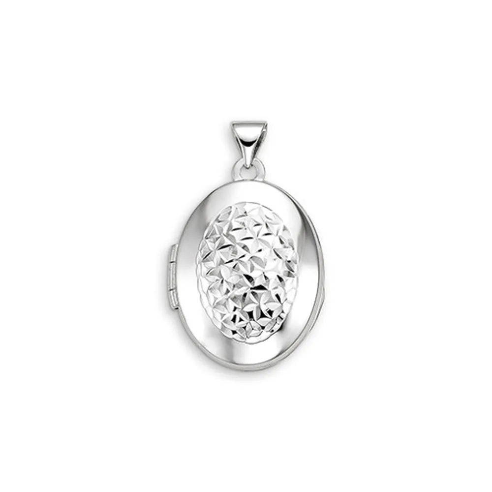 10kt Gold Sentiments Oval Shaped Locket