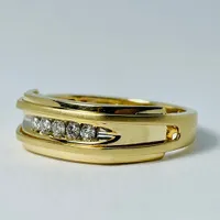 14kt Gold Diamond Band 0.15ctw