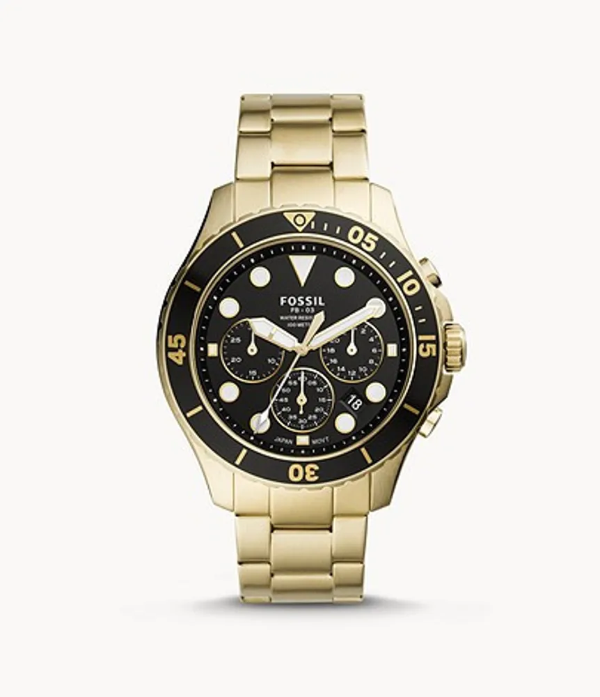 Fossil FB-03 Chronograph Gold-Tone FS5727