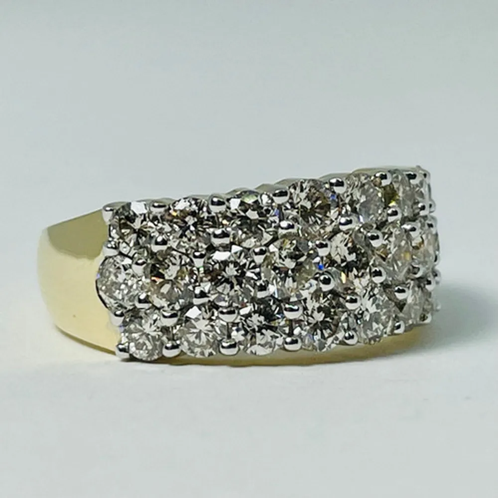 10kt Gold Diamond Ring 3.00ctw