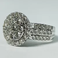 14kt White Gold 3.00ctw Diamond Set