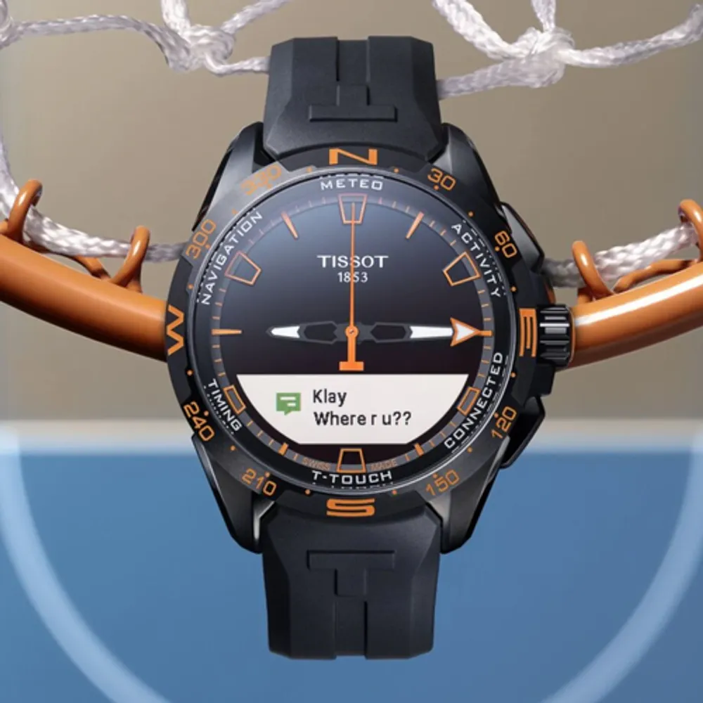 TISSOT T-TOUCH CONNECT SOLAR (Black & Orange)