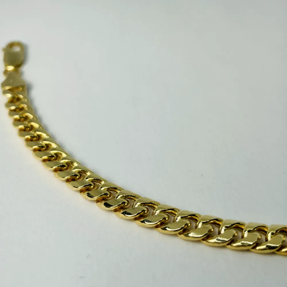 10kt Gold Miami Bracelet