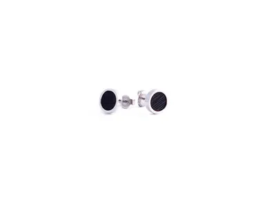 ITALGEM Brushed Stud Earrings