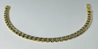 10kt Gold Two-Tone Curb Bracelet