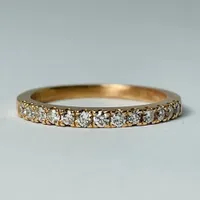 14kt Rose Gold Diamond Band 0.30ctw