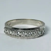 10kt White Gold CZ Set