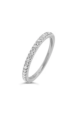 10K WHITE GOLD DIAMOND 0.22TDW ICICLES CLAW SET BAND