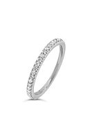 10K WHITE GOLD DIAMOND 0.22TDW ICICLES CLAW SET BAND