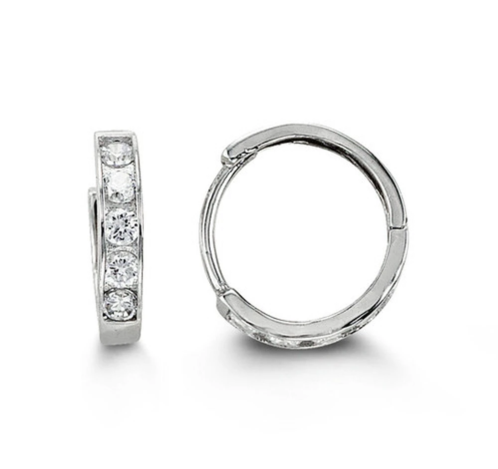14kt Gold Baby Bella CZ Huggies
