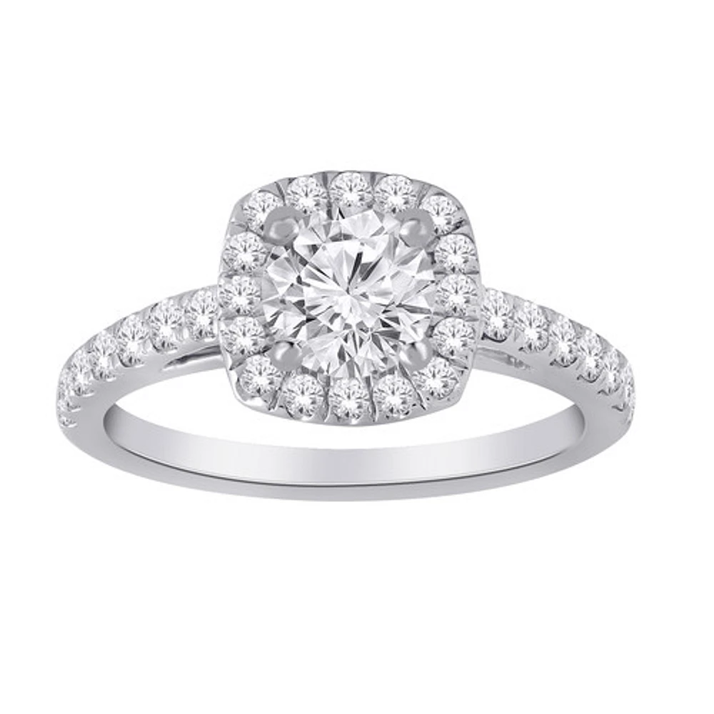 14kt Gold Lab-Created Diamond Engagement Ring Set 1.35ctw