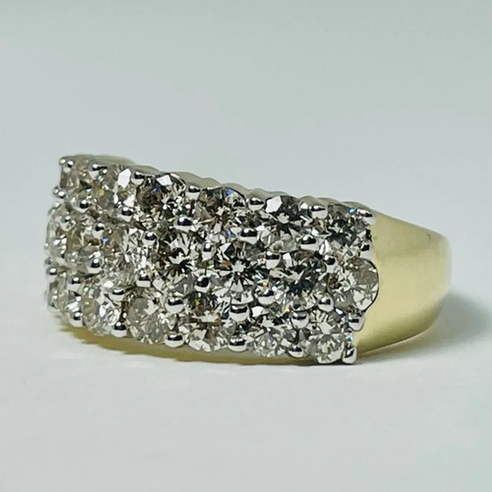 10kt Gold Diamond Ring 3.00ctw