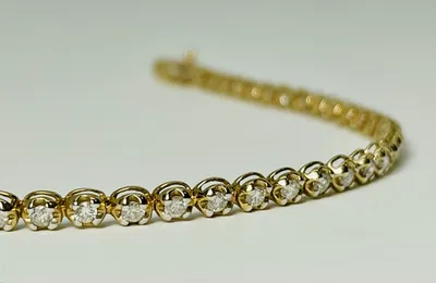 10kt Gold 1.50ctw Diamond Tennis Bracelet