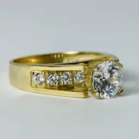 10kt Gold CZ Set