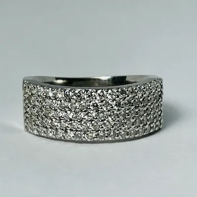 14kt White Gold 1.00 carat Diamond Band