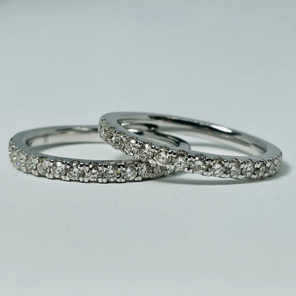 14kt White Gold 3.00ctw Diamond Set