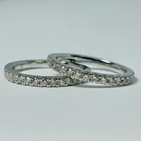 14kt White Gold 3.00ctw Diamond Set