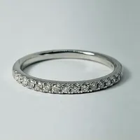 14kt White Gold 1.00ctw Diamond Engagement Ring Set