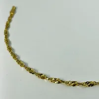 10kt Gold Singapore Chain