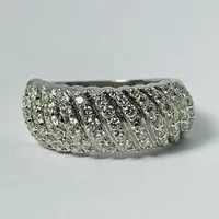 14kt White Gold 1.00ct Diamond Band