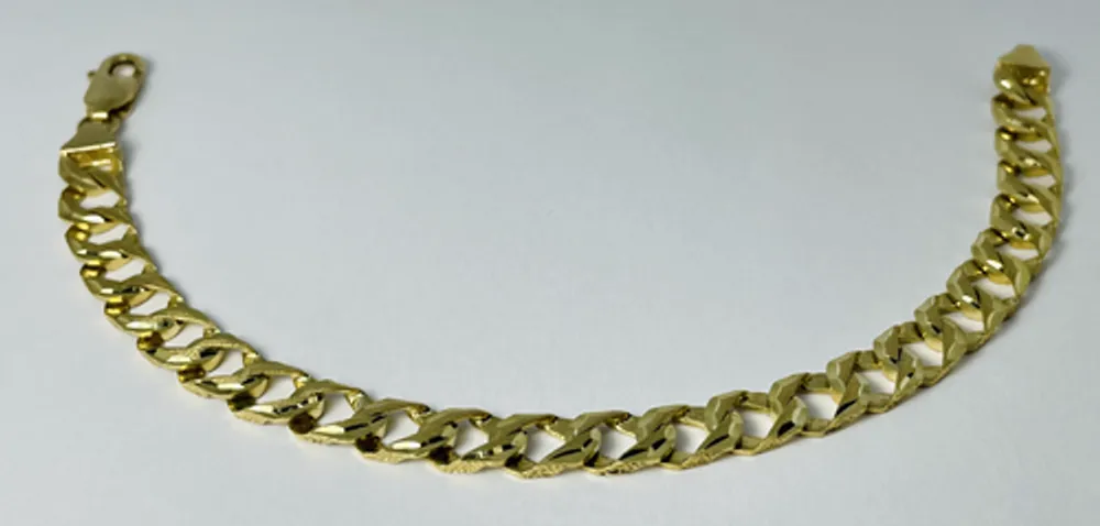 10kt Gold Cuban Link Bracelet