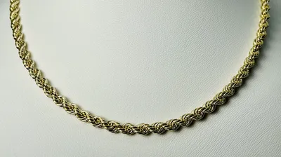 10kt Gold Rope Chain