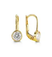 10kt Gold Dangling Earring with Birthstone