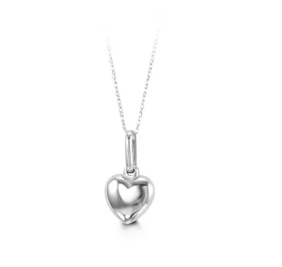 10kt Gold Baby Bella Heart Pendant & Chain