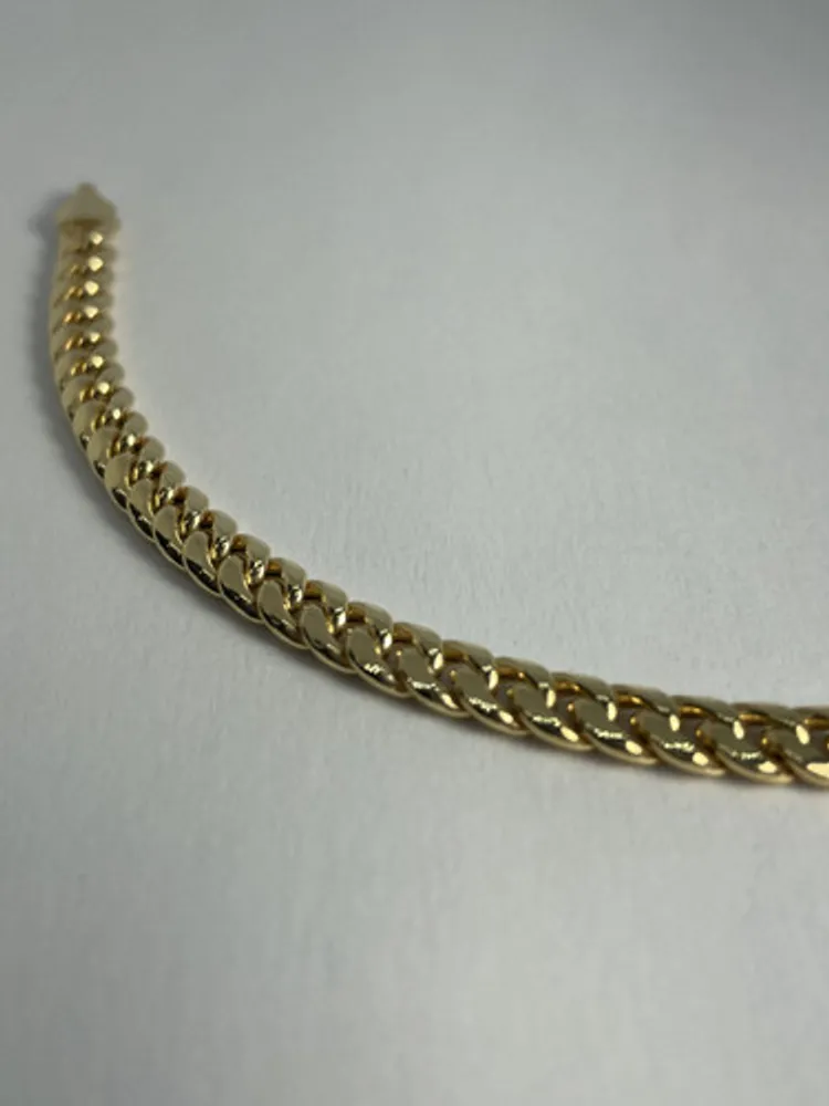 10kt Gold Miami Bracelet