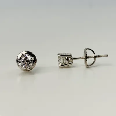 .60ctw Diamond Stud Earrings - Classic Collection