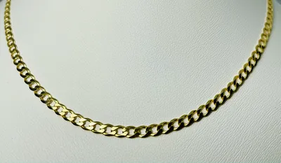 10kt Gold Curb Chain