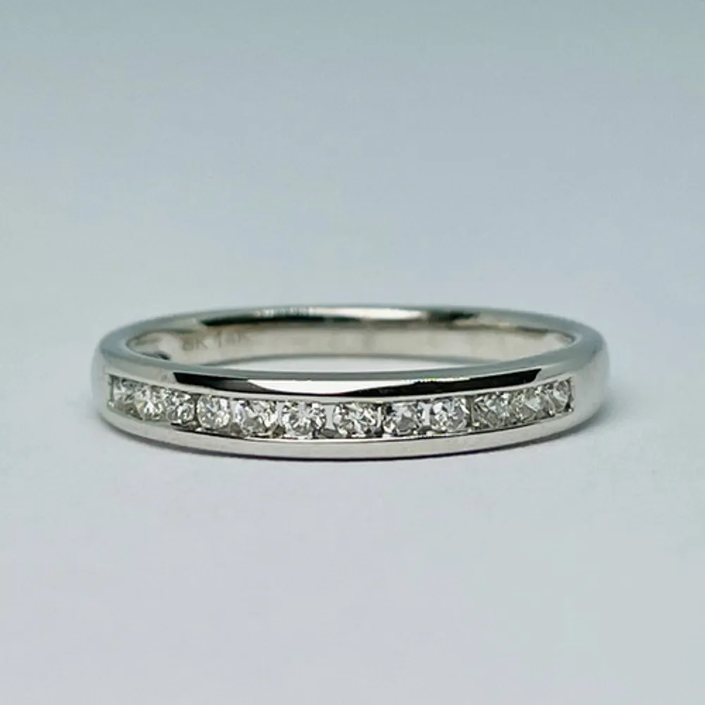 14kt White Gold 0.50ctw Diamond Engagement Ring Set