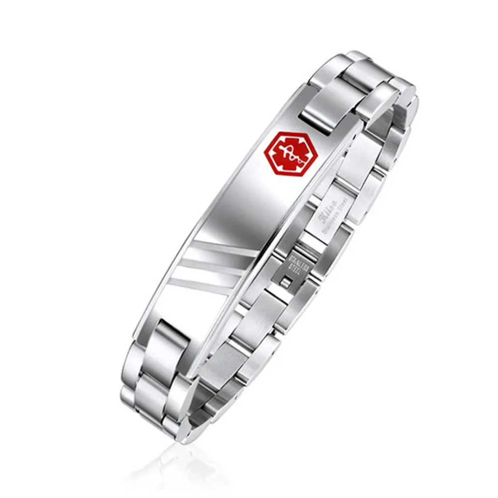 Stainless Steel Medical ID bracelet