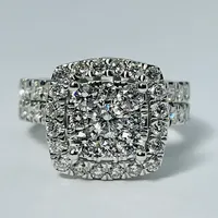 14kt White Gold Diamond Set 2.00ctw