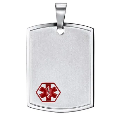 Stainless steel  medical tag