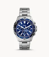 Fossil Garrett Chronograph Silver-Tone FS5623