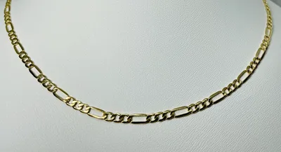 10kt Gold Figaro Chain 3.5mm